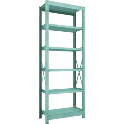 トラスコ中山 TRUSCO R3型中量棚 900X450XH2400 6段 単体 R3-8356 1台(1個) 504-8486（直送品）