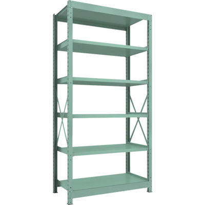 トラスコ中山 TRUSCO R3型中量棚 1200X600XH2400 6段 単体 R3-8466 1台(1個) 504-8575（直送品）
