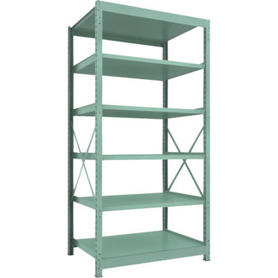 トラスコ中山 TRUSCO R3型中量棚 1200X900XH2400 6段 単体 R3-8496 1台(1個) 504-8656（直送品）