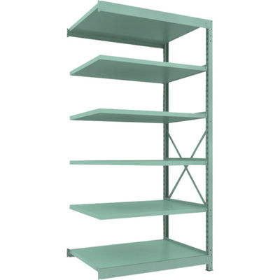 トラスコ中山 TRUSCO R3型中量棚 1200X900XH2400 6段 連結 R3-8496B 1台(1個) 504-8672（直送品）