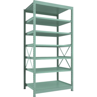 トラスコ中山 TRUSCO 中量ボルト式棚 R3型 W1200×D870×H2400 7段 単体 R3-8497 1台(1個)（直送品）