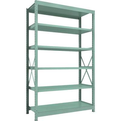 トラスコ中山 TRUSCO R3型中量棚 1500X600XH2400 6段 単体 R3-8566 1台(1個) 504-8893（直送品）