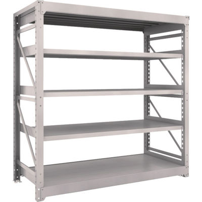 TRUSCO スチール製重量ボルト式棚 M10型 W1800×D760×H1815 5段 単体 ネオグレー M10-6675 NG（直送品）