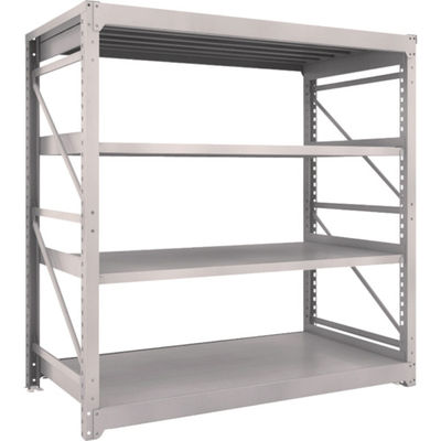 TRUSCO スチールラック M10型重量棚 1800X900XH1800 4段 単体 ネオグレー M10-6694 NG 1台(1個)（直送品）