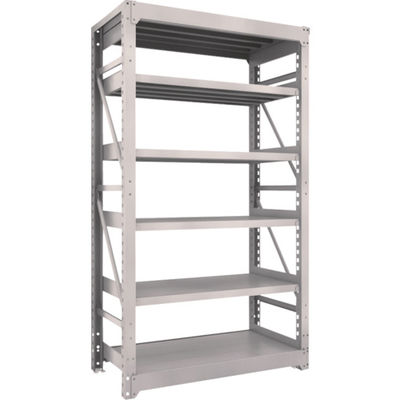 TRUSCO スチール製重量ボルト式棚 M10型 W1200×D620×H2115 6段 単体 ネオグレー M10-7466 NG（直送品）