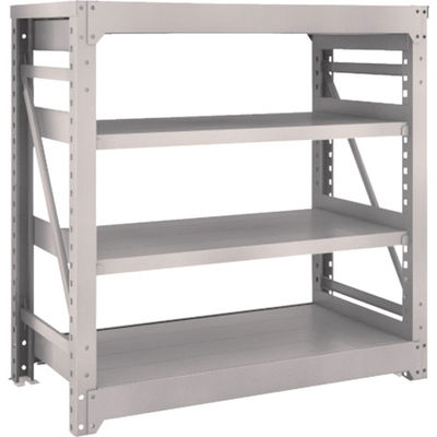 TRUSCO スチールラック M10型重量棚 1200X620XH1200 4段 単体 ネオグレー M10-4464 NG 1台(1個)（直送品）