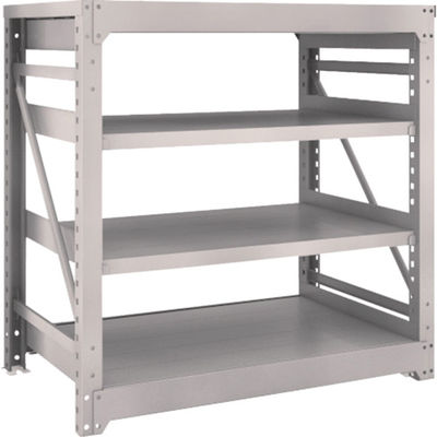 TRUSCO スチールラック M10型重量棚 1200X760XH1200 4段 単体 ネオグレー M10-4474 NG 1台(1個)（直送品）