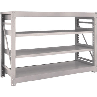 TRUSCO スチールラック M10型重量棚 1800X620XH1200 4段 単体 ネオグレー M10-4664 NG 1台(1個)（直送品）