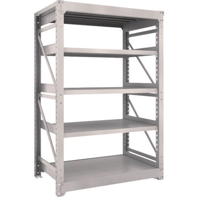 TRUSCO スチール製重量ボルト式棚 M10型 W1200×D760×H1815 5段 単体 ネオグレー M10-6475 NG（直送品）