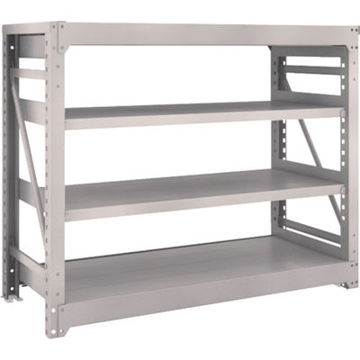 TRUSCO スチールラック M10型重量棚 1500X620XH1200 4段 単体 ネオグレー M10-4564 NG 1台(1個)（直送品）