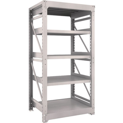 TRUSCO スチール製重量ボルト式棚 M10型 W900×D760×H1815 5段 単体 ネオグレー M10-6375 NG（直送品）