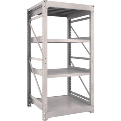 TRUSCO スチールラック M10型重量棚 900X900XH1800 4段 単体 ネオグレー M10-6394 NG 1台(1個)（直送品）