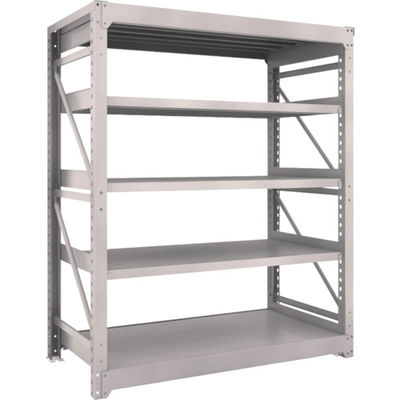 TRUSCO スチール製重量ボルト式棚 M10型 W1500×D760×H1815 5段 単体 ネオグレー M10-6575 NG（直送品）