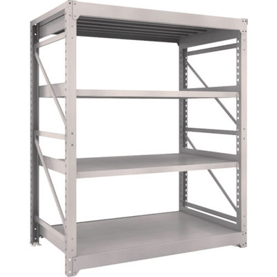 TRUSCO スチールラック M10型重量棚 1500X900XH1800 4段 単体 ネオグレー M10-6594 NG 1台(1個)（直送品）