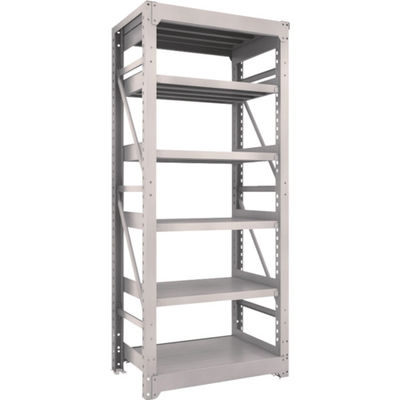 TRUSCO スチール製重量ボルト式棚 M10型 W900×D620×H2115 6段 単体 ネオグレー M10-7366 NG（直送品）