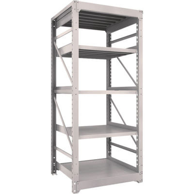 TRUSCO スチールラック M10型重量棚 900X900XH2100 5段 単体 ネオグレー M10-7395 NG 1台(1個)（直送品）