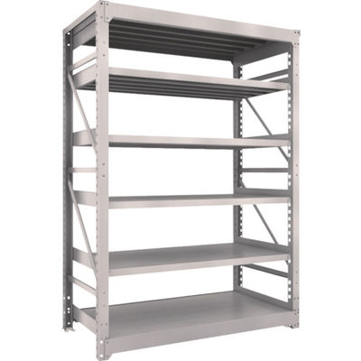 TRUSCO スチール製重量ボルト式棚 M10型 W1500×D760×H2115 6段 単体 ネオグレー M10-7576 NG（直送品）