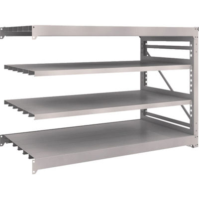 TRUSCO スチールラック M10型重量棚 1800X900XH1200 4段 連結 ネオグレー M10-4694B NG 1台(1個)（直送品）