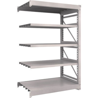 TRUSCO スチール製重量ボルト式棚 M10型 W1200×D760×H1815 5段 連結 ネオグレー M10-6475B NG（直送品）