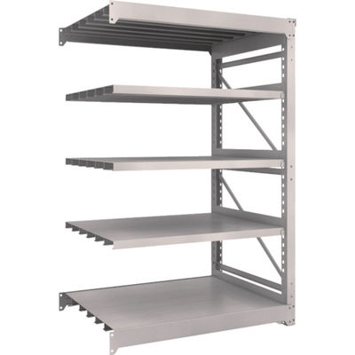 TRUSCO スチール製重量ボルト式棚 M10型 W1200×D900×H1815 5段 連結 ネオグレー M10-6495B NG（直送品）