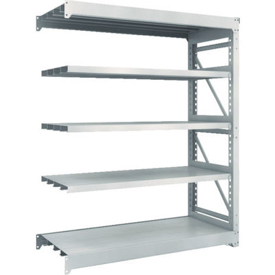 TRUSCO スチール製重量ボルト式棚 M10型 W1500×D620×H1815 5段 連結 ネオグレー M10-6565B NG（直送品）