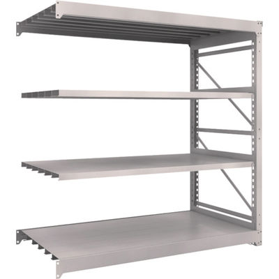 TRUSCO スチールラック M10型重量棚 1800X900XH1800 4段 連結 ネオグレー M10-6694B NG 1台(1個)（直送品）