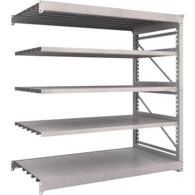 TRUSCO スチール製重量ボルト式棚 M10型 W1800×D900×H1815 5段 連結 ネオグレー M10-6695B NG（直送品）