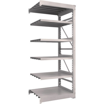 TRUSCO スチール製重量ボルト式棚 M10型 W900×D760×H2115 6段 連結 ネオグレー M10-7376B NG（直送品）