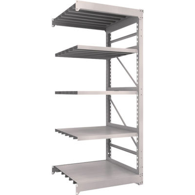 TRUSCO スチールラック M10型重量棚 900X900XH2100 5段 連結 ネオグレー M10-7395B NG 1台(1個)（直送品）