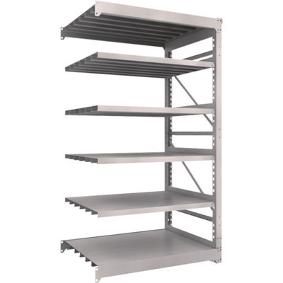TRUSCO スチール製重量ボルト式棚 M10型 W1200×D900×H2115 6段 連結 ネオグレー M10-7496B NG（直送品）