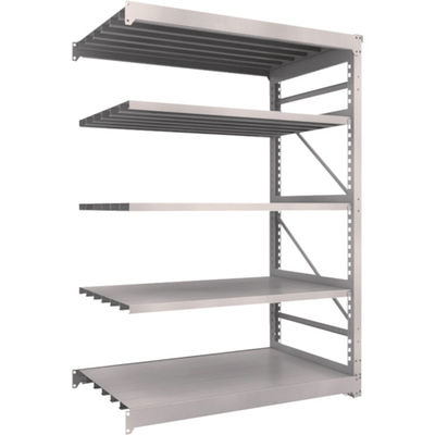 TRUSCO スチールラック M10型重量棚 1500X900XH2100 5段 連結 ネオグレー M10-7595B NG 1台(1個)（直送品）