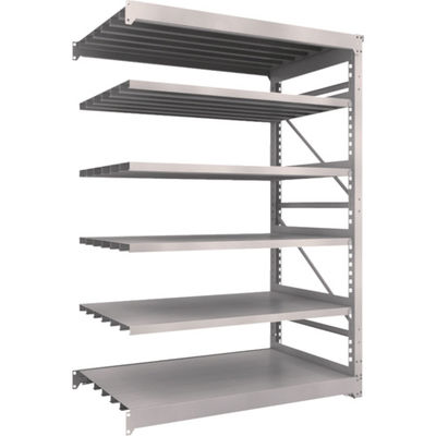 TRUSCO スチール製重量ボルト式棚 M10型 W1500×D900×H2115 6段 連結 ネオグレー M10-7596B NG（直送品）