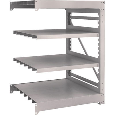 TRUSCO スチールラック M10型重量棚 900X900XH1200 4段 連結 ネオグレー M10-4394B NG 1台(1個)（直送品）