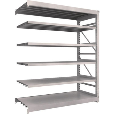 TRUSCO スチール製重量ボルト式棚 M10型 W1800×D760×H2115 6段 連結 ネオグレー M10-7676B NG（直送品）