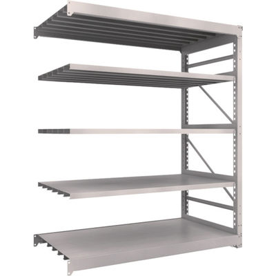 TRUSCO スチールラック M10型重量棚 1800X900XH2100 5段 連結 ネオグレー M10-7695B NG 1台(1個)（直送品）