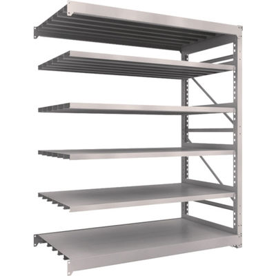 TRUSCO スチール製重量ボルト式棚 M10型 W1800×D900×H2115 6段 連結 ネオグレー M10-7696B NG（直送品）