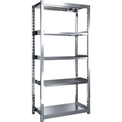 トラスコ中山 TRUSCO ステンレス棚 ステンレス軽中量棚 単体 W860XD450XH1800 5段 SM2-6345 1台(1個)（直送品）