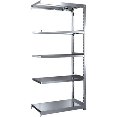トラスコ中山 TRUSCO ステンレス棚 ステンレス軽中量棚 増結 W860XD450XH1800 5段 SM2-6345B 1台(1個)（直送品）