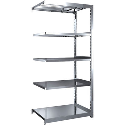 トラスコ中山 TRUSCO ステンレス棚 ステンレス軽中量棚 増結 W860XD600XH1800 5段 SM2-6365B 1台(1個)（直送品）