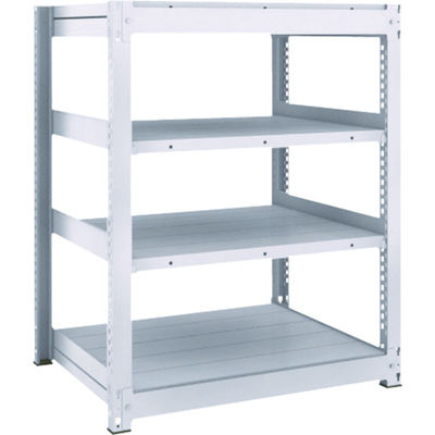 TRUSCO TUG型中量ボルトレス棚 300kg 単体型 1255×926×H1200 4段 TUG300-44Z-4 1台(1個)（直送品）