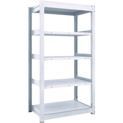 TRUSCO TUG型中量ボルトレス棚 450kg 単体型 1255×926×H1800 5段 TUG450-64Z-5 1台(1個)（直送品）