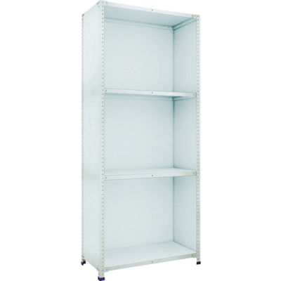 トラスコ中山 TRUSCO 軽量150型背側板付棚 W900XD450XH2100 4段 TLA73S-24 1台(1個) 783-1544（直送品）