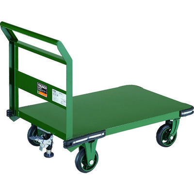 トラスコ中山 TRUSCO 鋼鉄製運搬車 900X600 Φ150鋳物車輪 Lストッパー付 OH-2SS 1台 768-0775（直送品）