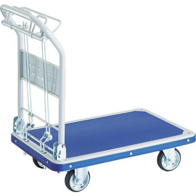 TRUSCO プレス製台車 ドンキーカート 折畳 915×615 ハンド式 ピン式2輪ストッパー付 制動ブレーキ付 301NKHBS 1台（直送品）