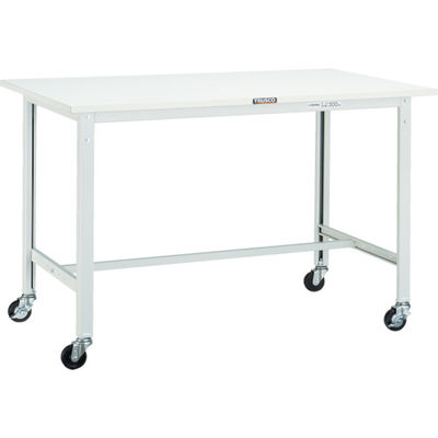 TRUSCO 軽荷重作業台(150kg)AE型 1800X750XH808 φ75キャスター付 ダークグレー色 RAE-1800C75 DG（直送品）