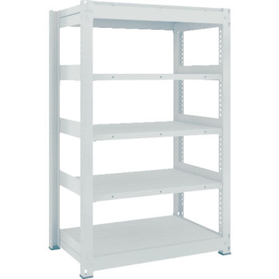トラスコ中山 TRUSCO TUG型中量ボルトレス棚 300kg 単体型 1555×626×H1500 5段 TUG300-55L-5 1台(1個)（直送品）