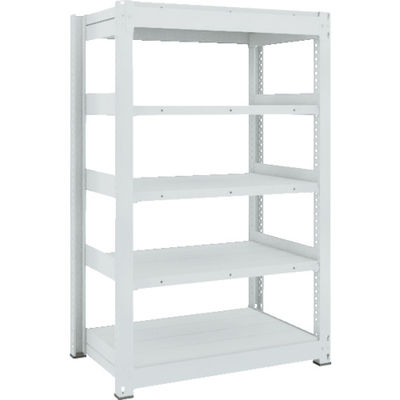 トラスコ中山 TRUSCO TUG型中量ボルトレス棚 450kg 単体型 1555×926×H1500 5段 TUG450-55Z-5 1台(1個)（直送品）