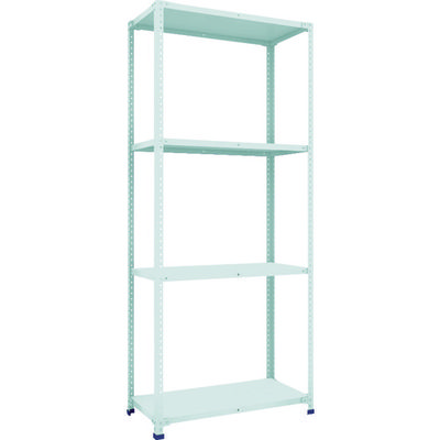 トラスコ中山 TRUSCO 軽量150型中棚ボルトレス棚 W900XD450XH2100 4段 TLA73S-14 1台(1個)（直送品）