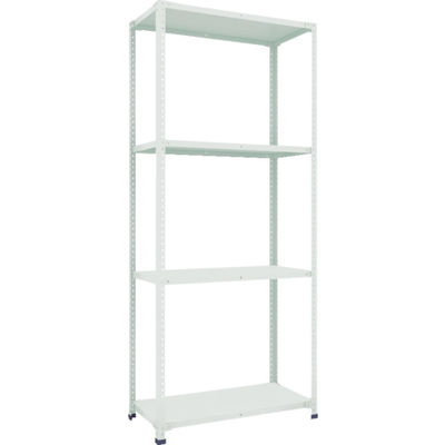 トラスコ中山 TRUSCO 軽量150型中棚ボルトレス棚 W1800XD450XH2100 4段 TLA76S-14 1台(1個)（直送品）