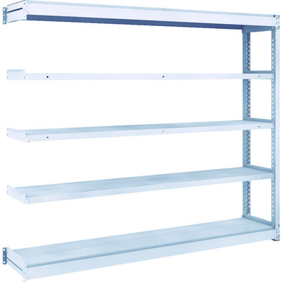 TRUSCO TUG型軽中量ボルトレス棚 200kg 連結型 1840×324×H1500 5段 TUG200-56K-5B 1台(1個)（直送品）